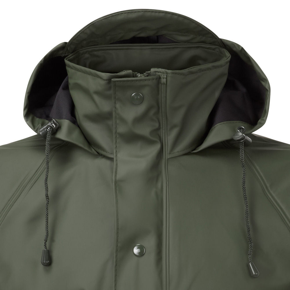 Sizes S-XXXL Fort Flex Waterproof Work Jacket /& Trousers Navy PU TRICOT Fabric